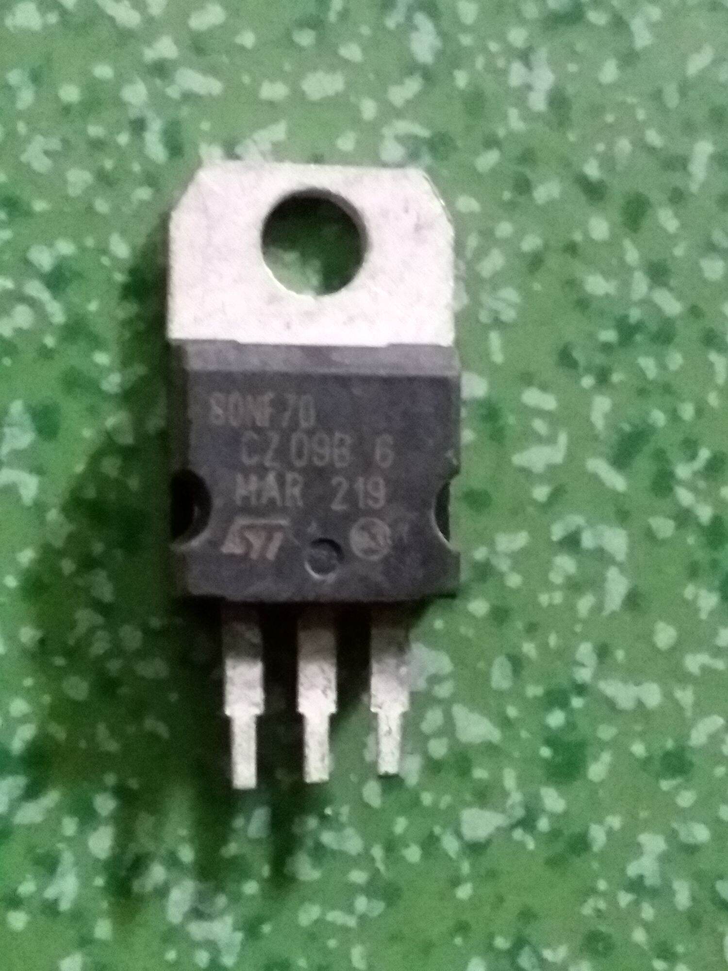 1 CHIẾC MOSFET 80NF70 LƯNG ĐỒNG THÁO MÁY