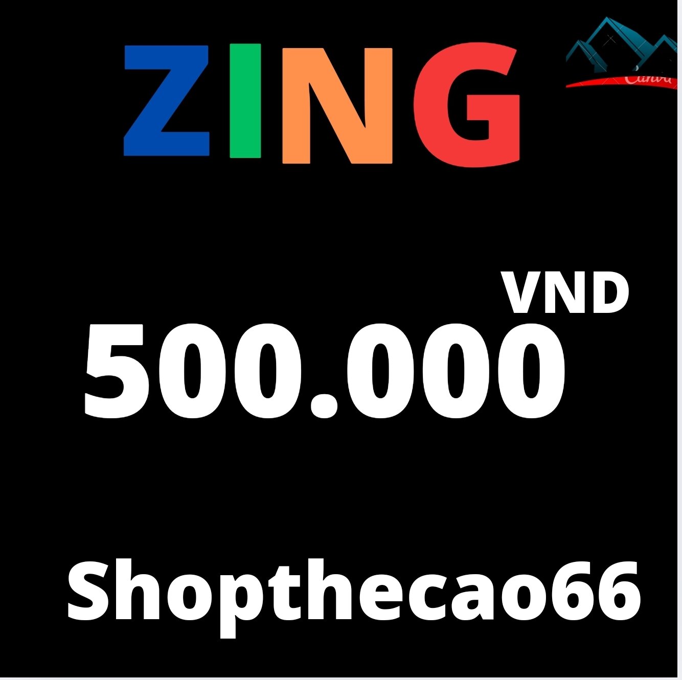 Zing card 500,000 VND