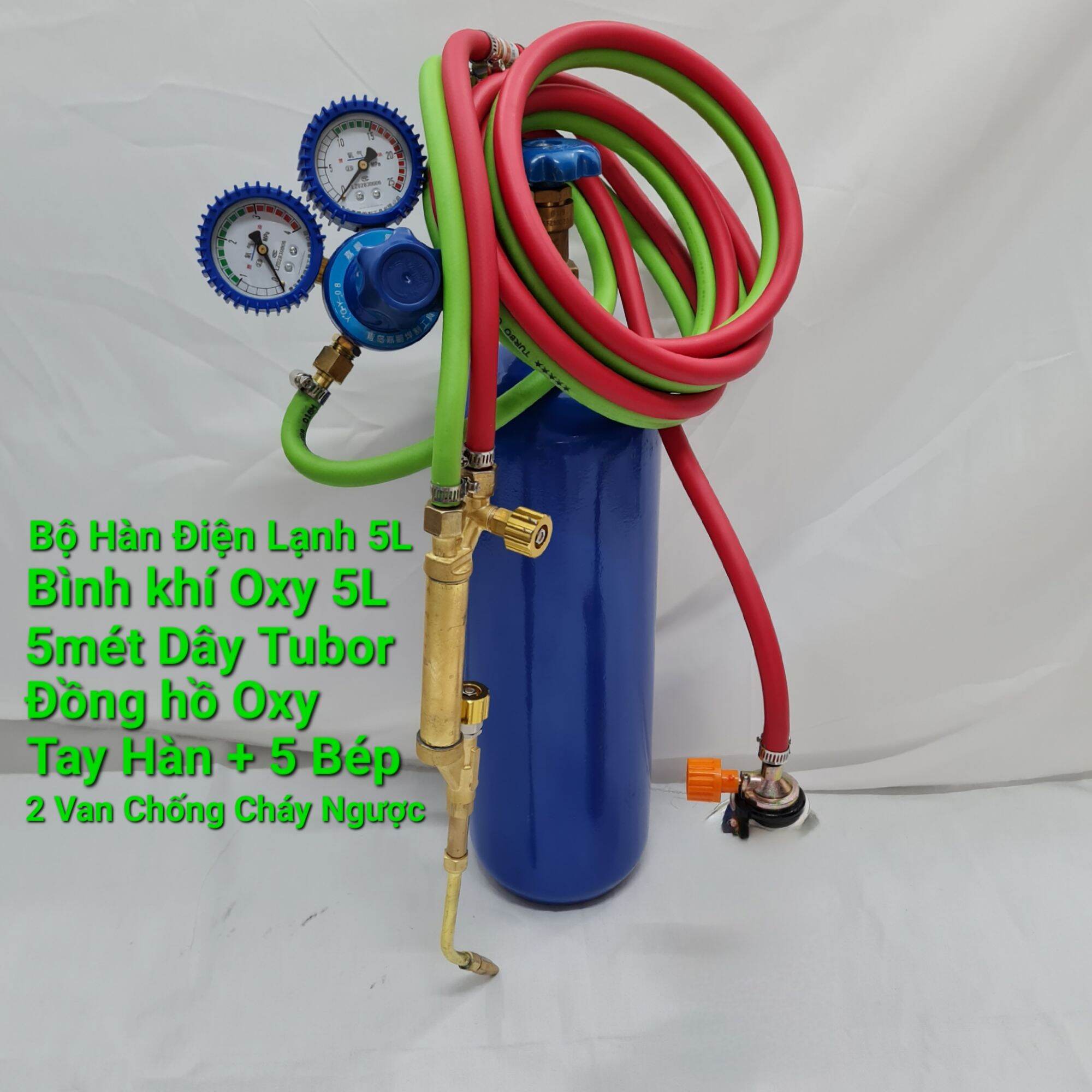 Gas Welding Set (Oxygen + Gas) for Refrigeration Technicians