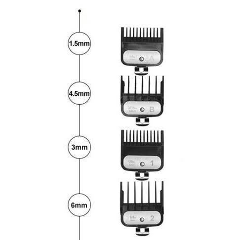 Bộ 4 cữ gá thép tông đơ cắt tóc