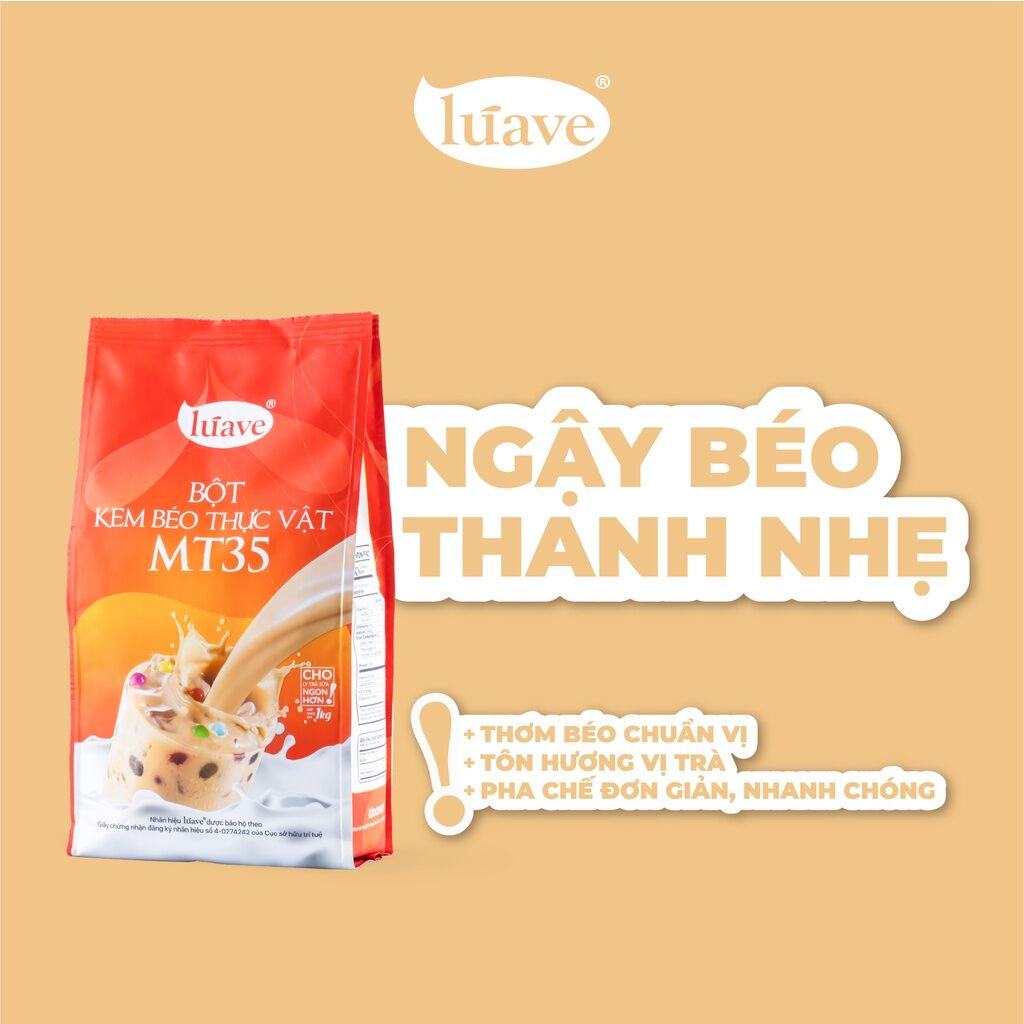 Bột sữa Bột kem béo thực vật Mt35 túi 1kg