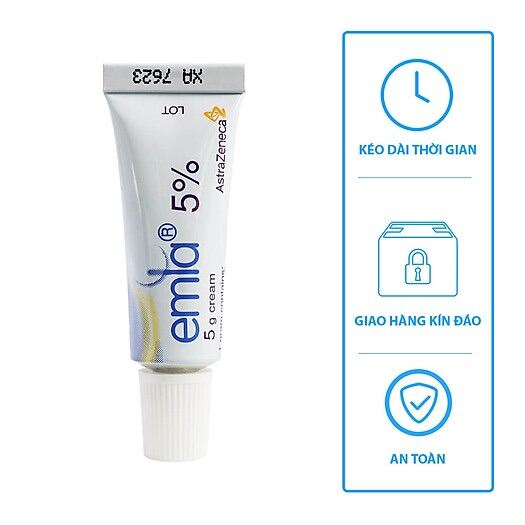 Kem bôi Emlla Thụy Điển 5 % - tinh chất kéo dài thời gian - 5g
