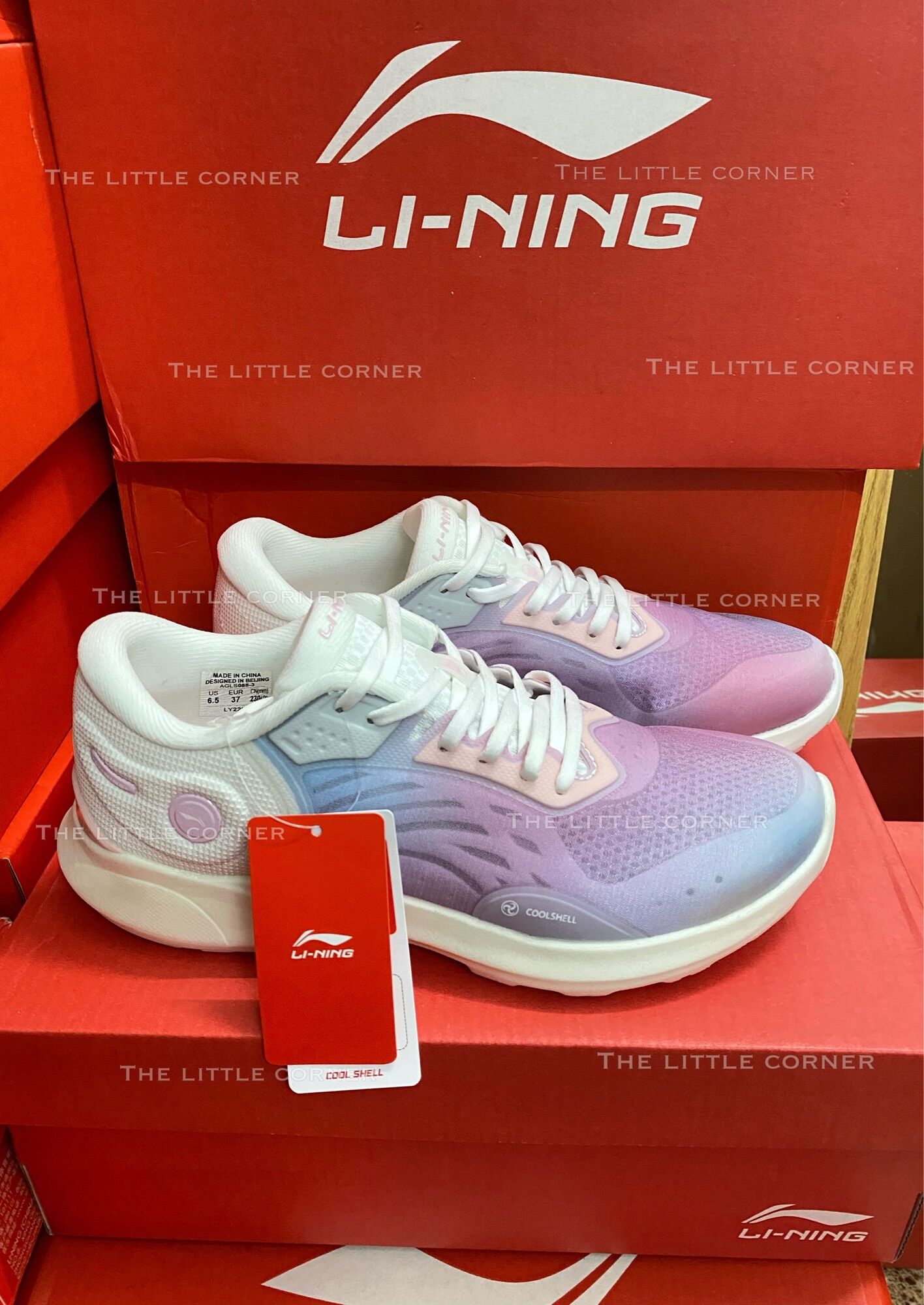 Giày thể thao chạy bộ nữ lining agls088-3
