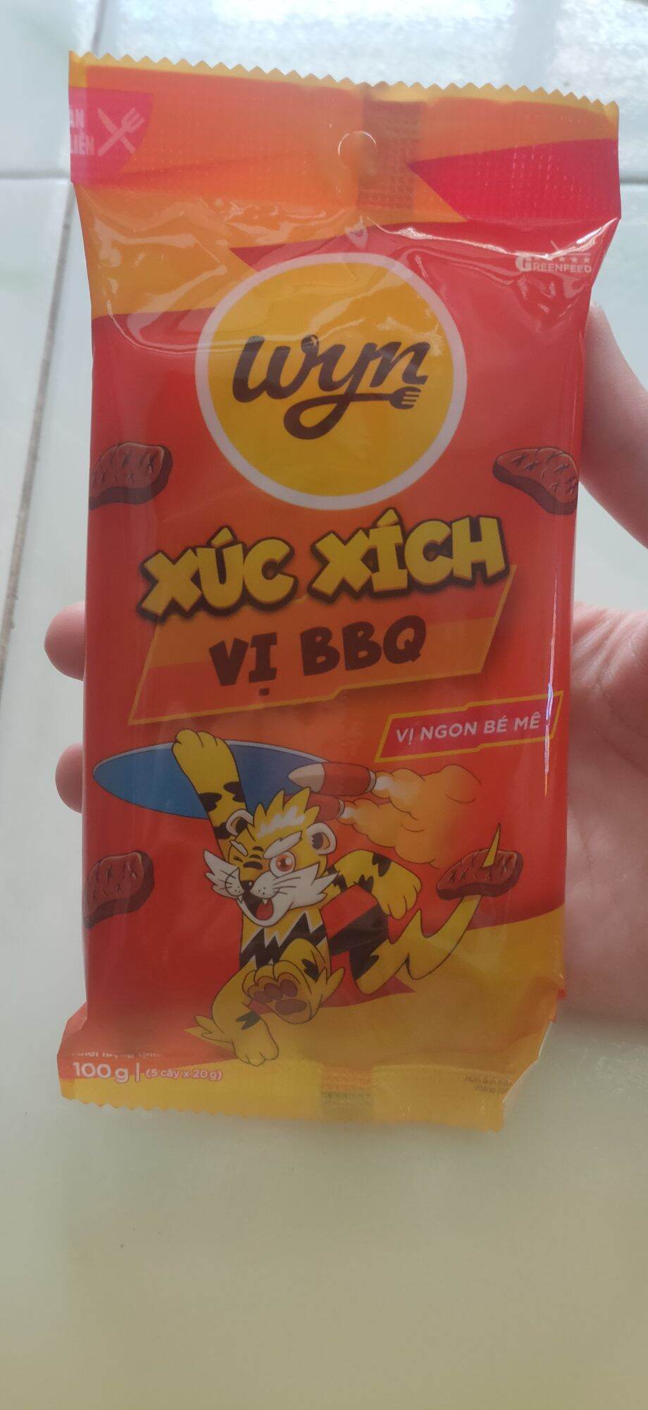 Xúc xích vị bbq gói 100g