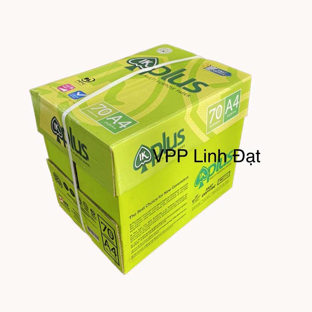 1ram giấy A4 IK Plus 500 tờ ĐL 70g/m2
