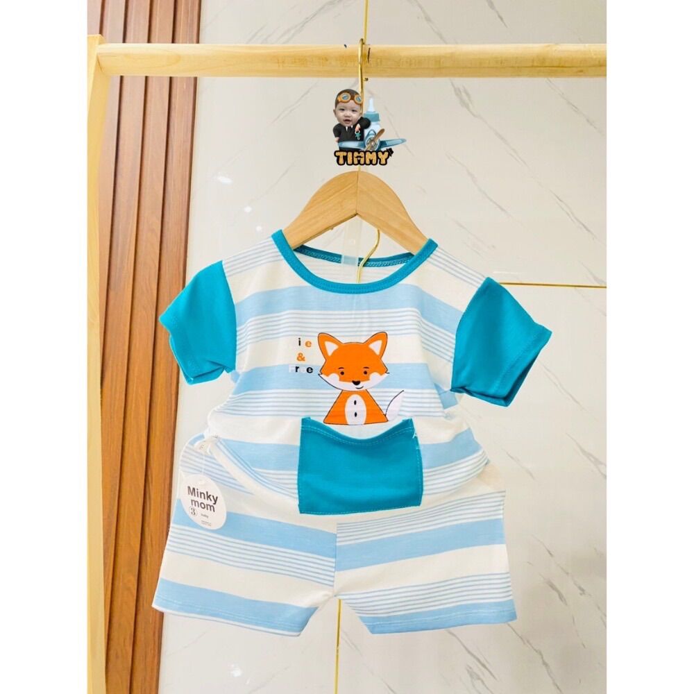 Bộ quần áo THUN LẠNH cho bé trai bé gái