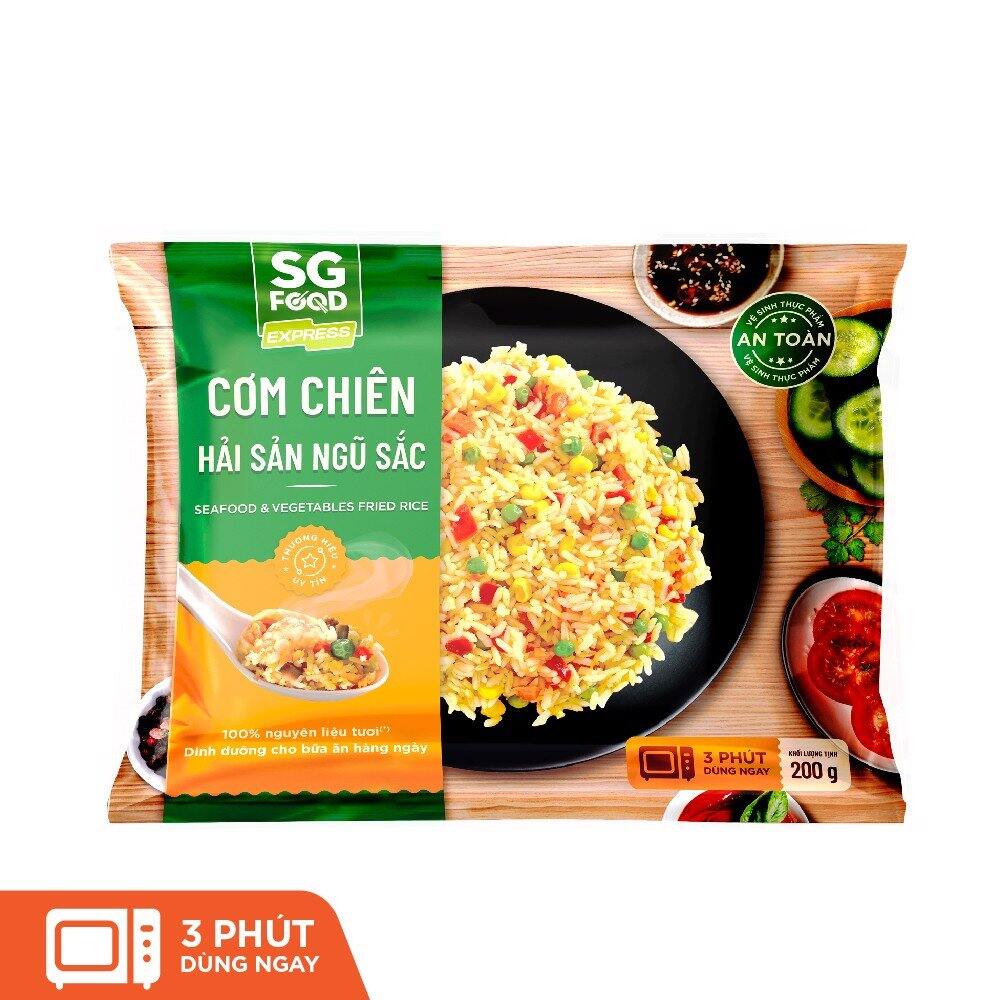 Combo 3 cơm chiên hải sản ngũ sắc SGFood 200g