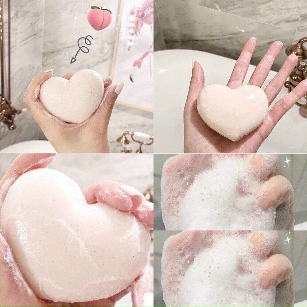 Xà Phòng Trái Đào Trị Thâm Mông Thâm Đầu Gối Sáng Da