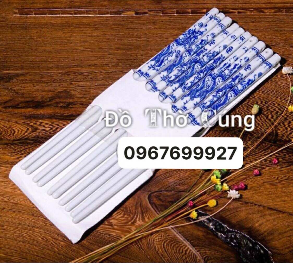 Đũa sứ thờ (10 đôi)