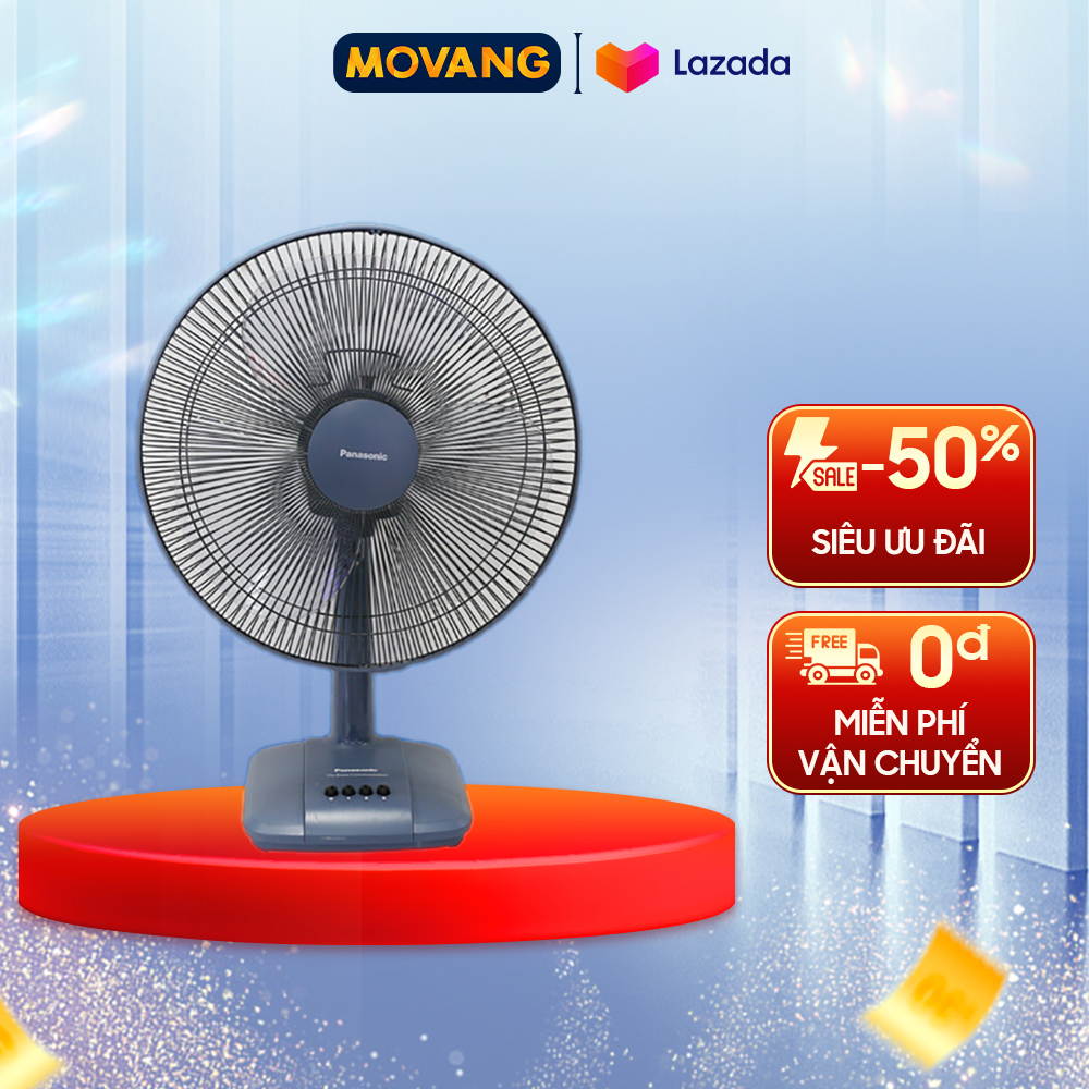 - quạt bàn panasonic f-400cb - công suất 538w tốc độ gió 228m/phút 3 tốc độ gió tiện dụng