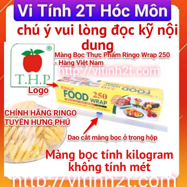 Màng Bọc Thực Phẩm Ringo Wrap 250 - Hàng Việt Nam