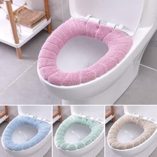Tấm lót nỉ bồn cầu, toilet ngồi siêu ấm mông