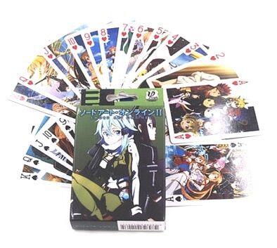 Bộ bài Tây anime sword art online 54 ảnh khác nhau/ bộ Tú lơ khơ sword art online