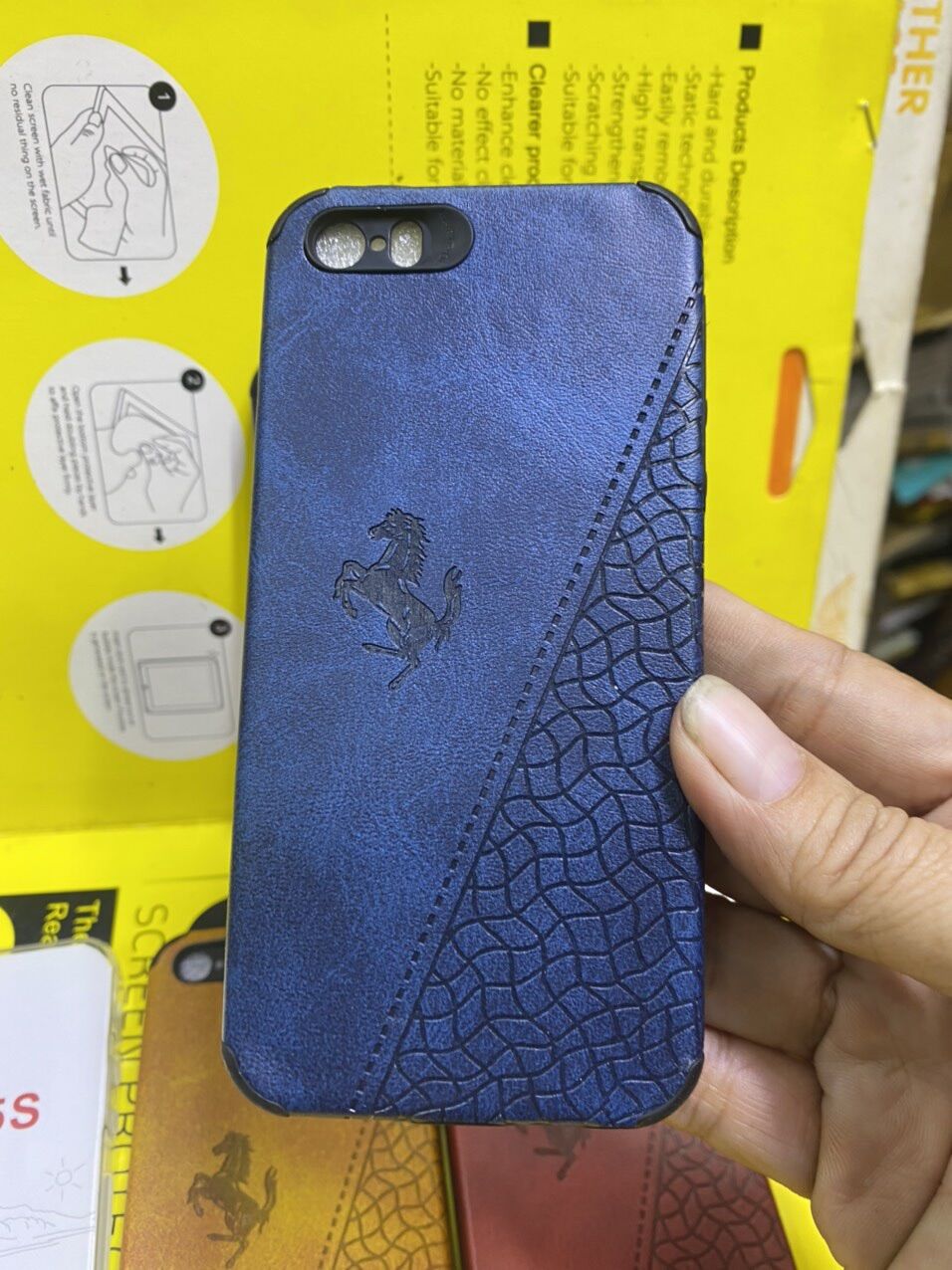Ốp lưng IPhone 5 / 5G/ 5S / 5Se dẻo kiểu da thời trang