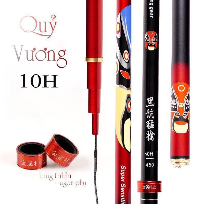 Cần câu tay quỷ vương 10H tặng nhẫn và ngọn phụ