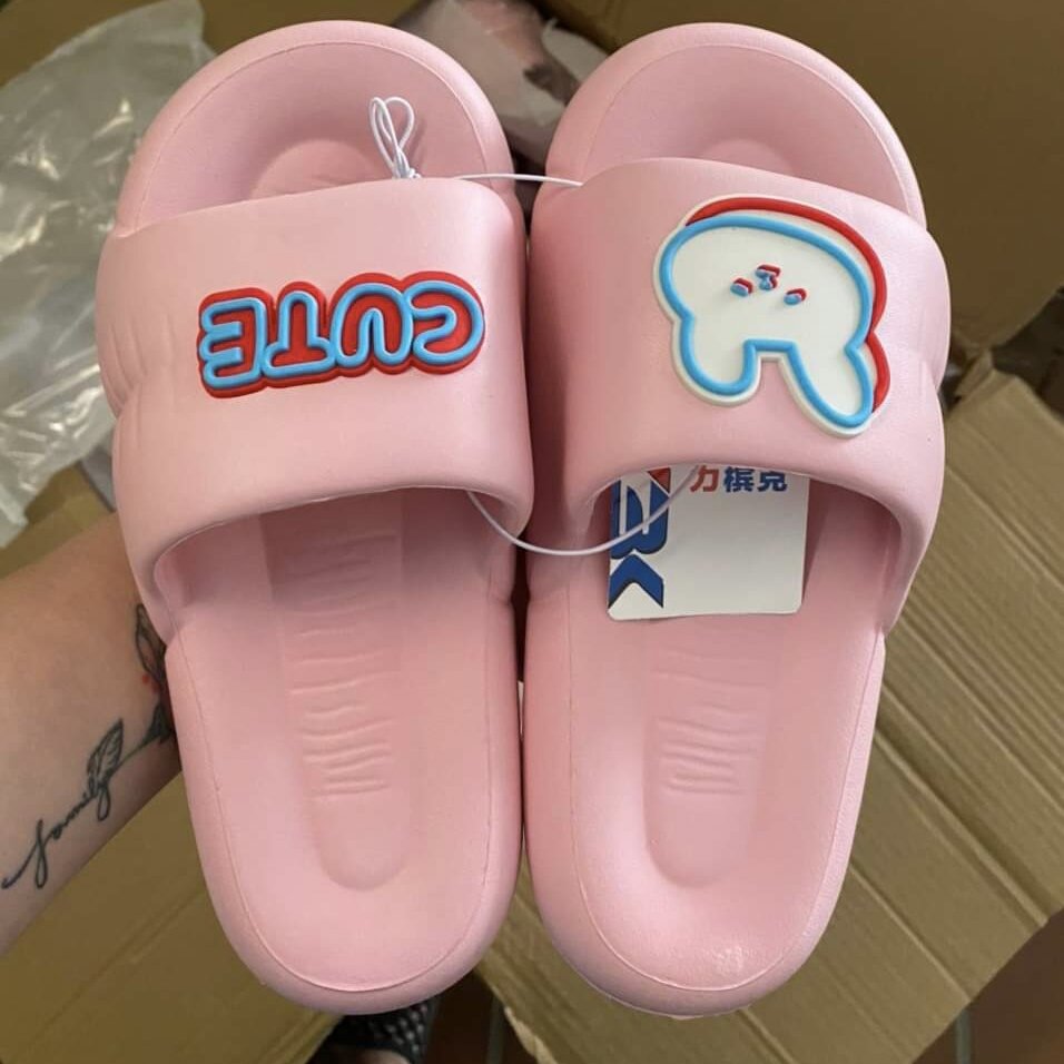 Dép bánh mì hàn quốc cute có size nam nữ