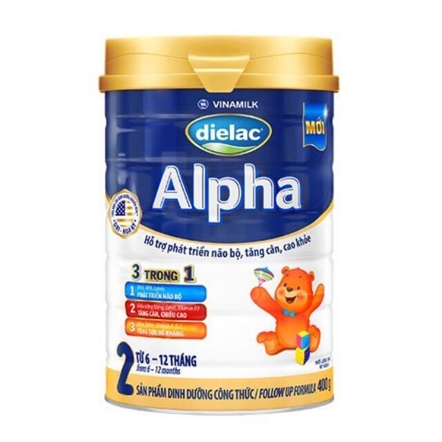 Sữa bột Dielac alpha số 1,2 900g