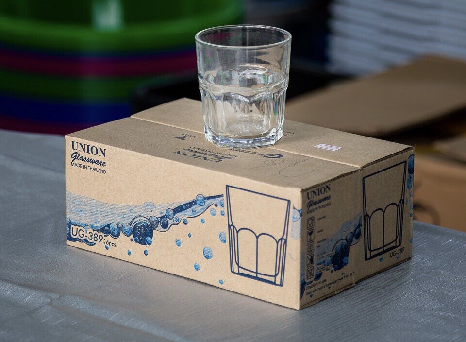 Ly Lùn UG 389 Thái Lan 306ml Hộp 6 Cái