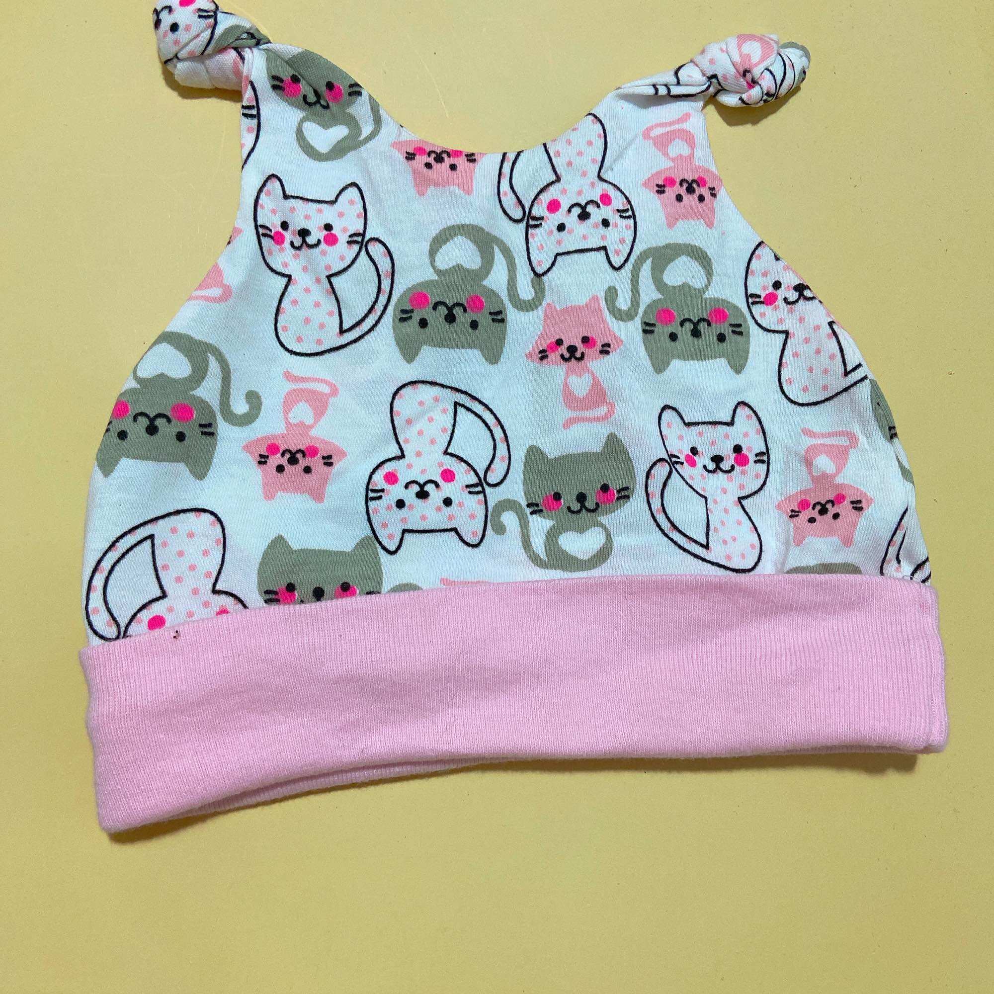 Mũ cotton bé trai/ gái sơ sinh
