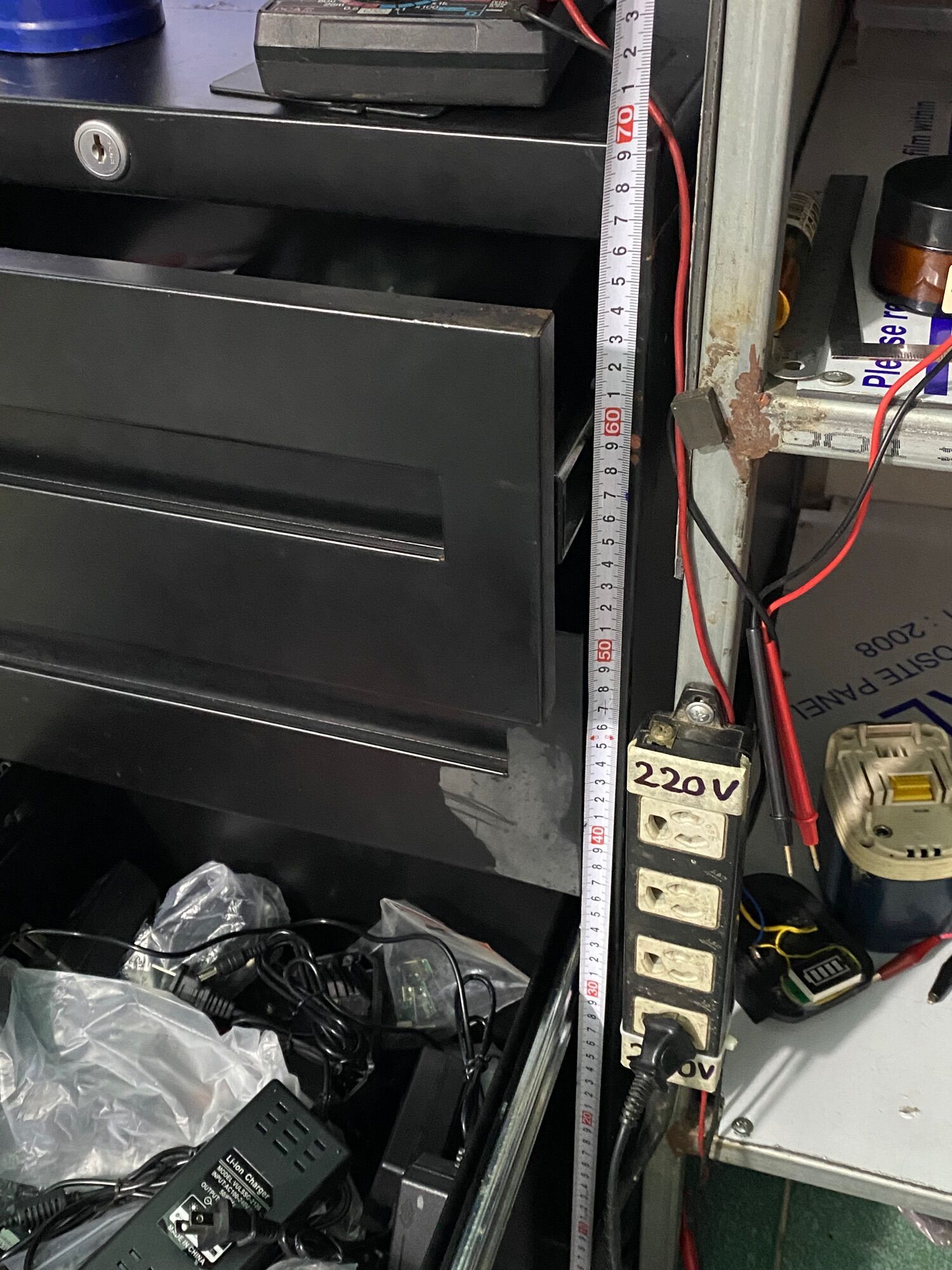 Tủ đồ nghề Nhật Bãi nặng 32kg.