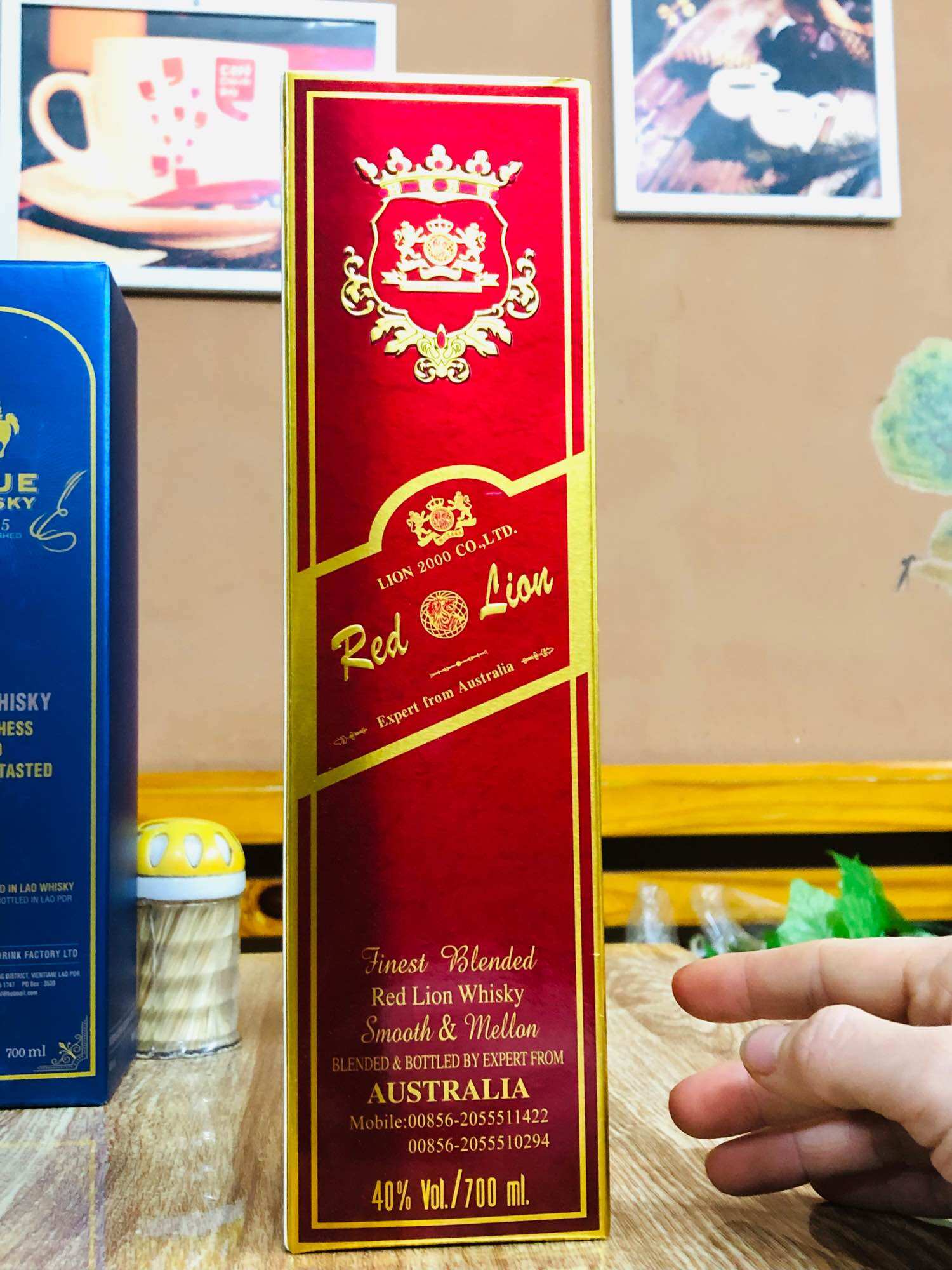 Combo 3 Chai (Black, Blue, Red Lion ) nhập Lào, 700ml/1c