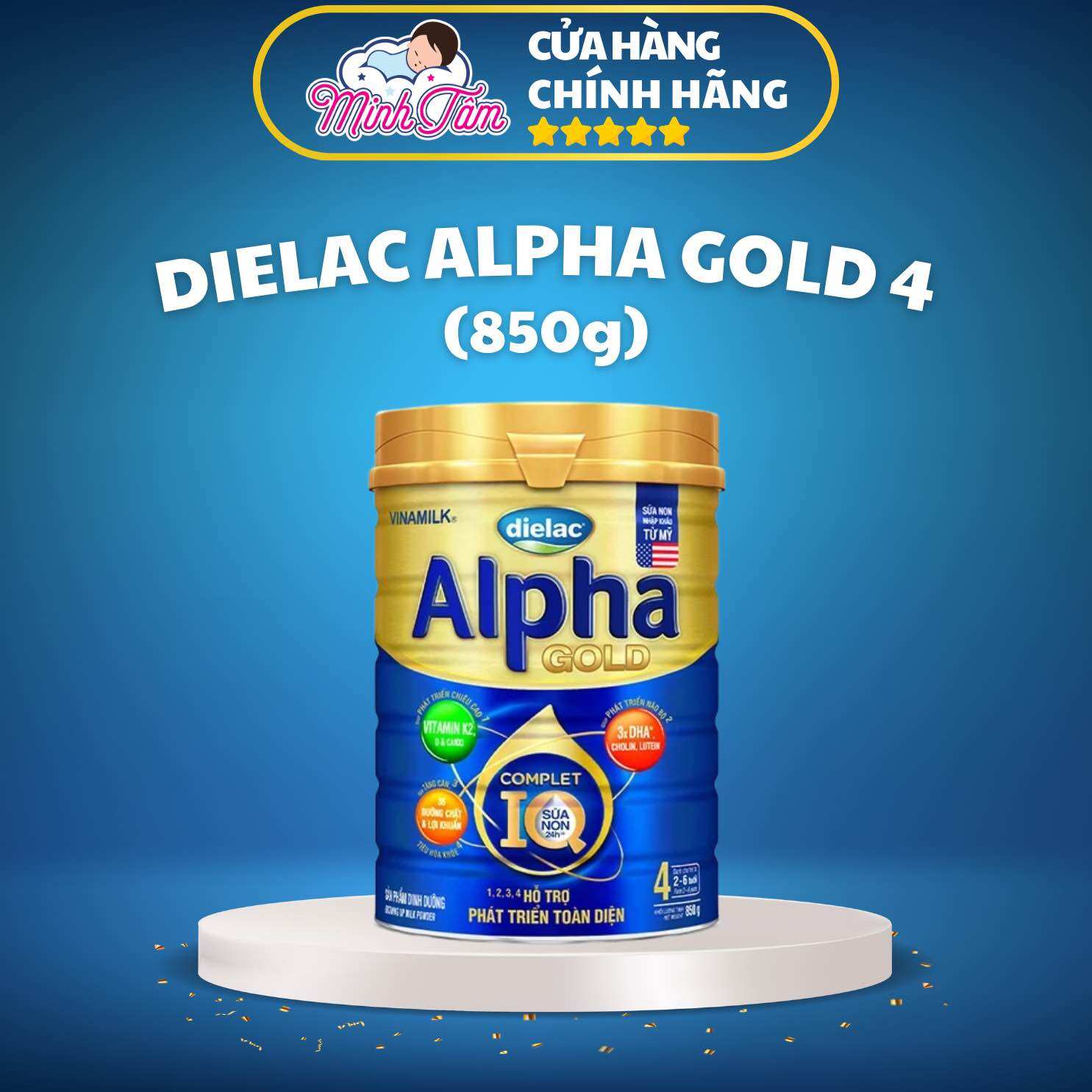 Sữa bột Dielac Alpha Gold 4