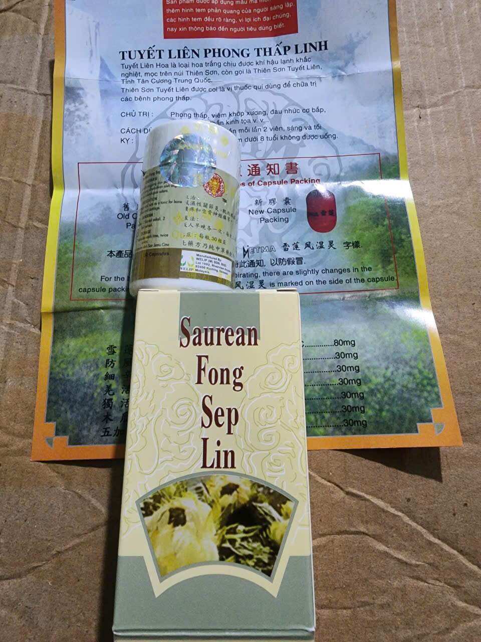  TUYẾT LIÊN PHONG THẤP LINH ỐNG SUÔN HỖ TRỢ XƯƠNG KHỚP VÀ GOUT 