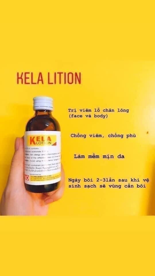 kela viêm nang lông 60ml thái lan