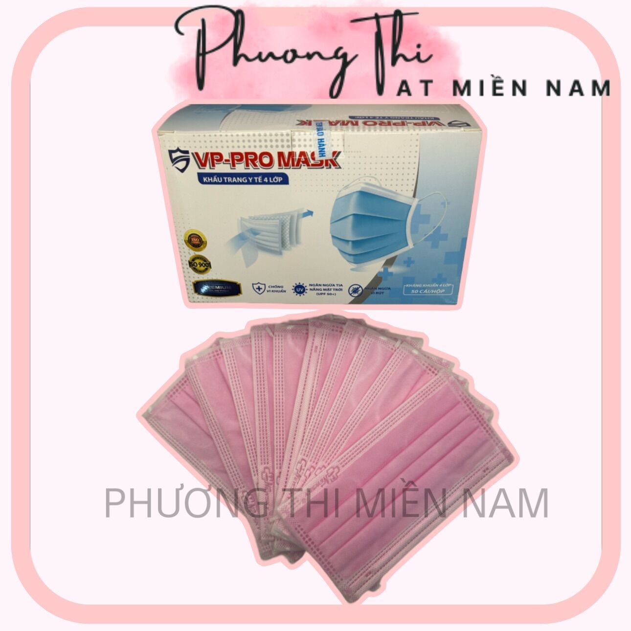 [ COMBO 5 HỘP x 50 CÁI ] KHẨU TRANG Y TẾ 4 LỚP KHÁNG KHUẨN EMERALD
