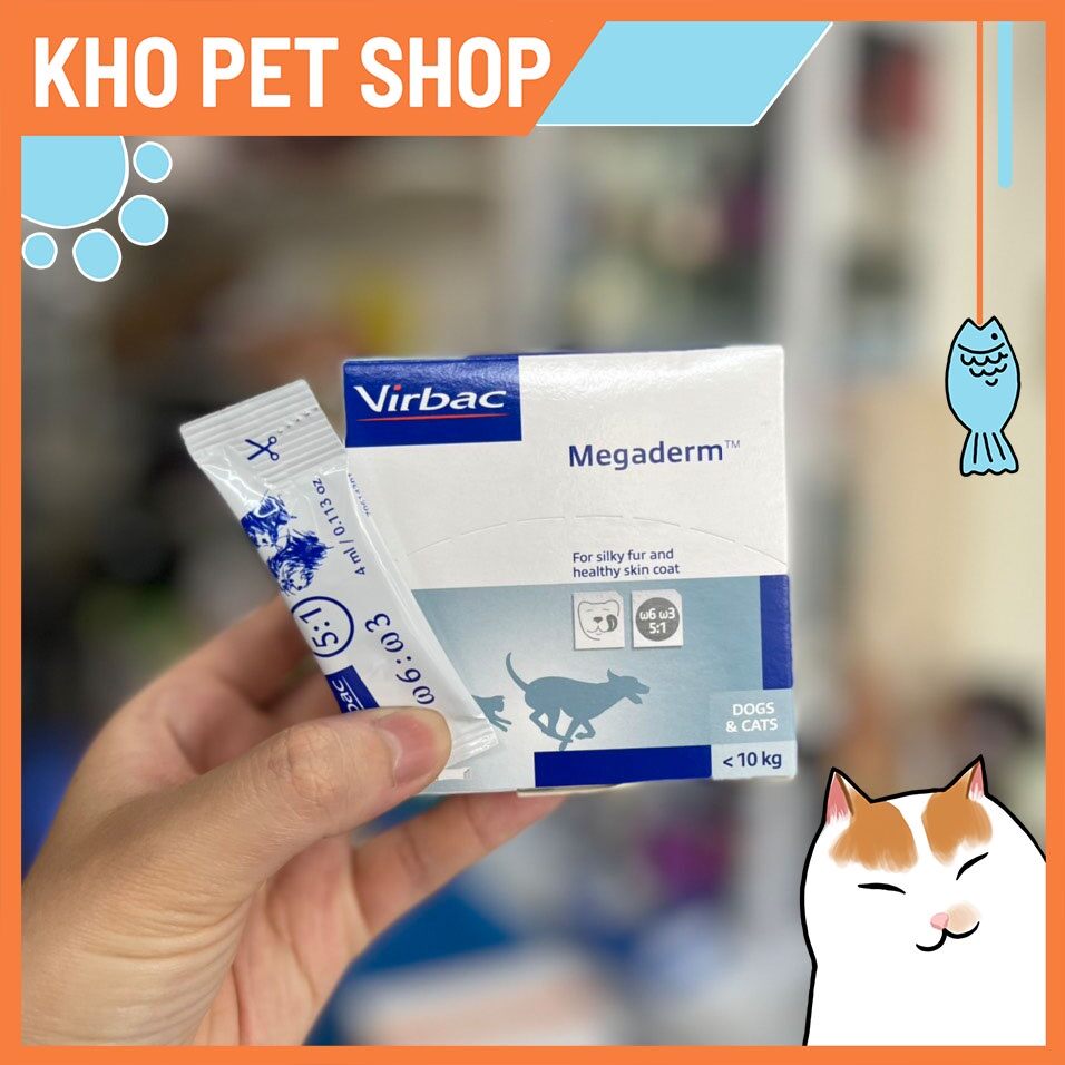 Gel dưỡng lông Virbac Megaderm (gói lẻ)