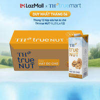 Thùng 12 hộp sữa hạt óc chó TH true NUT 1 L (1 L x 12)