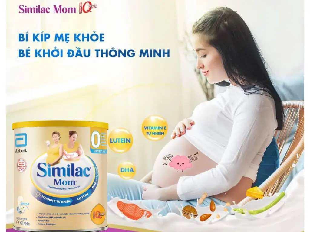 Sữa Similac mom 400g hương sữa chua dâu