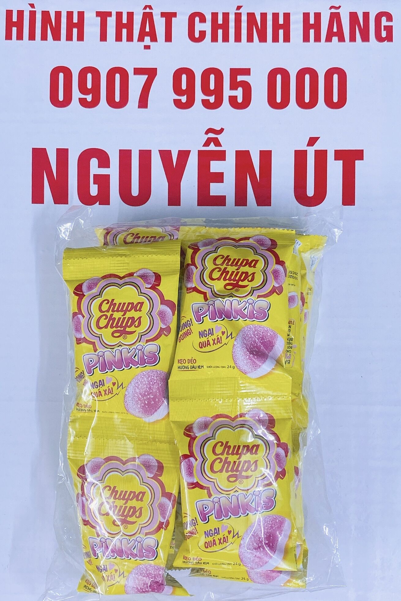 Kẹo dẽo chupa chups lốc 16 gói