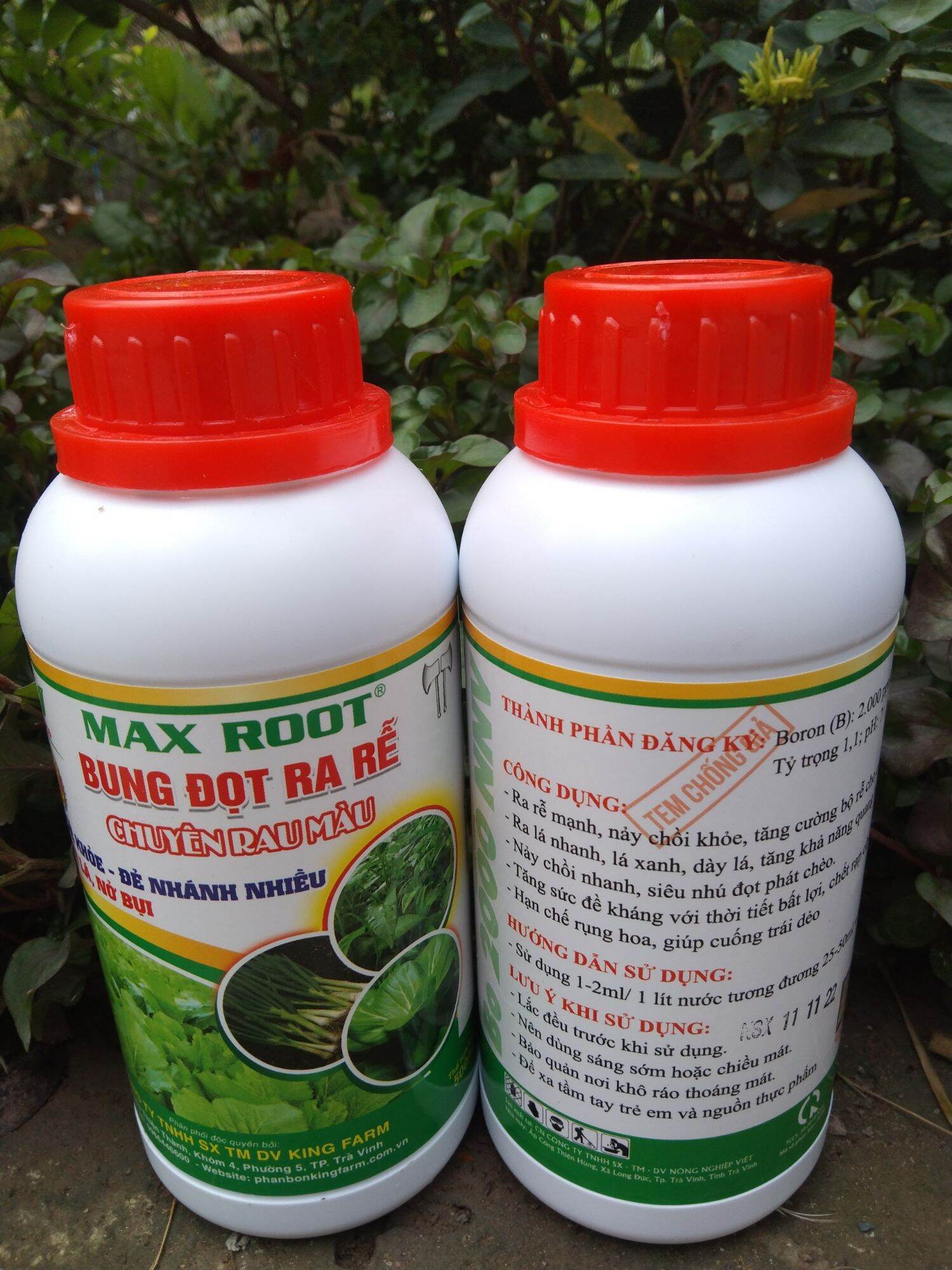 MAX ROOT - BUNG ĐỌT RA RỄ CHUYÊN RAU MÀU - CHAI 500ML