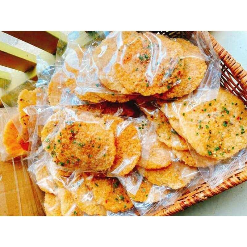 bịch 3 miếng cơm cháy mắm hành chuẩn vị thơm ngon