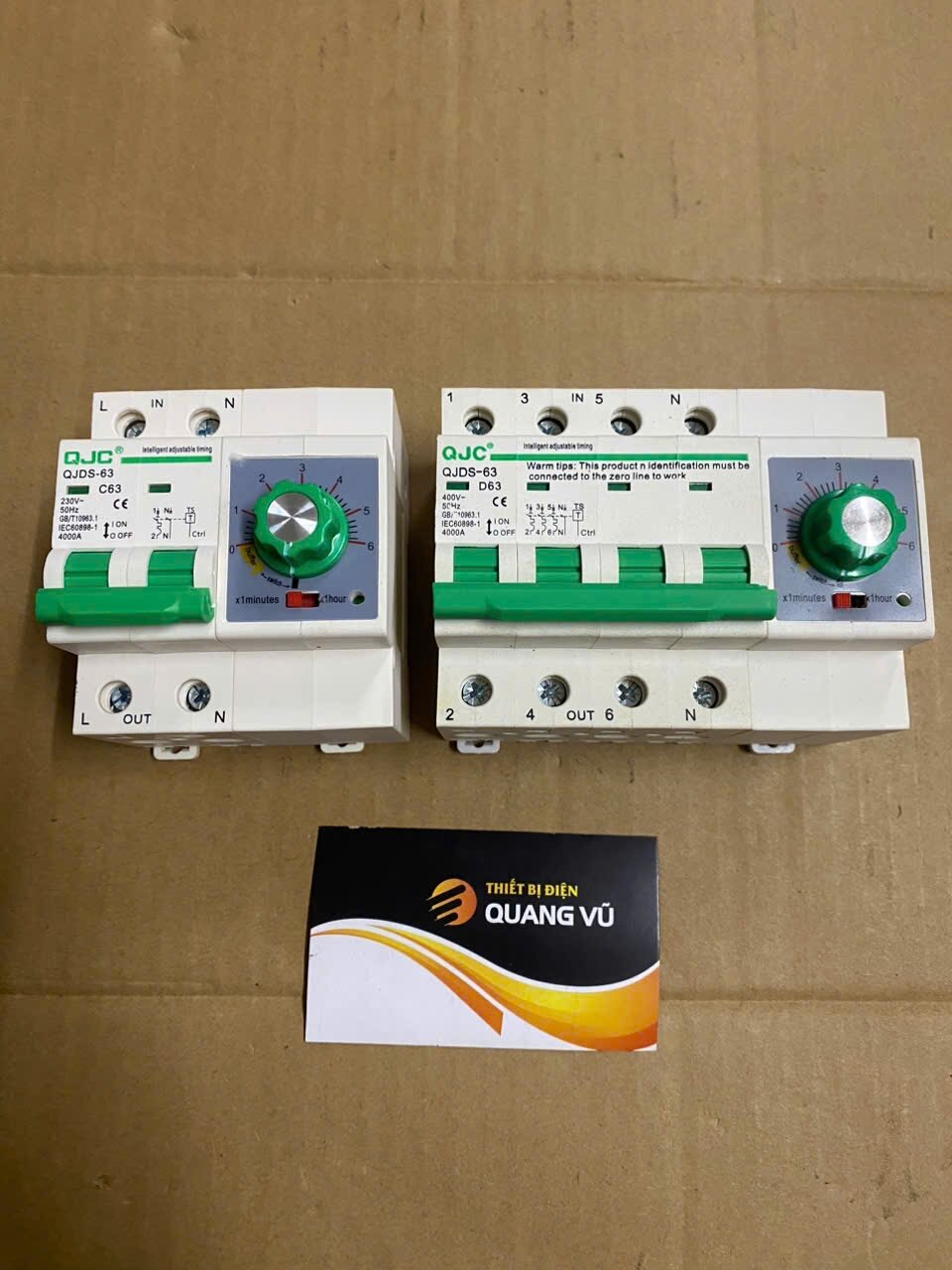 Aptomat hẹn giờ 3 pha 4 dây 63a