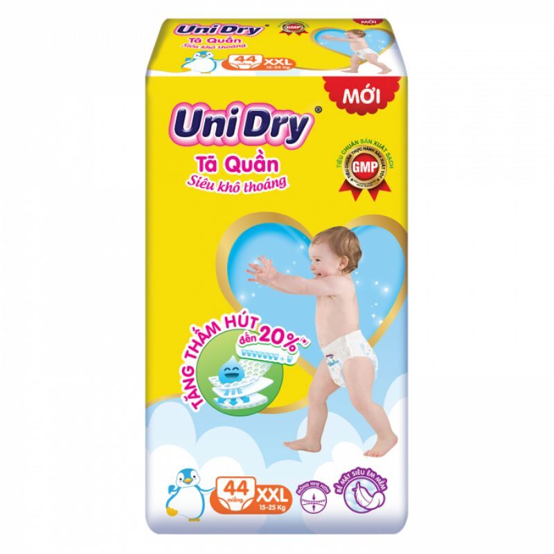 🎃hcm👉 tã / bỉm quần unidry có vạch chỉ thị thay tã 👉 m60 👉 l54 👉 xl48 👉 xxl44👉xxl16