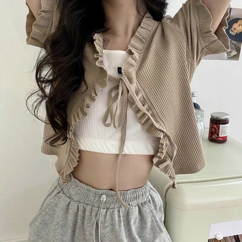 [HCM]ÁO KIỂU VIỀN BÈO CỘT DÂY