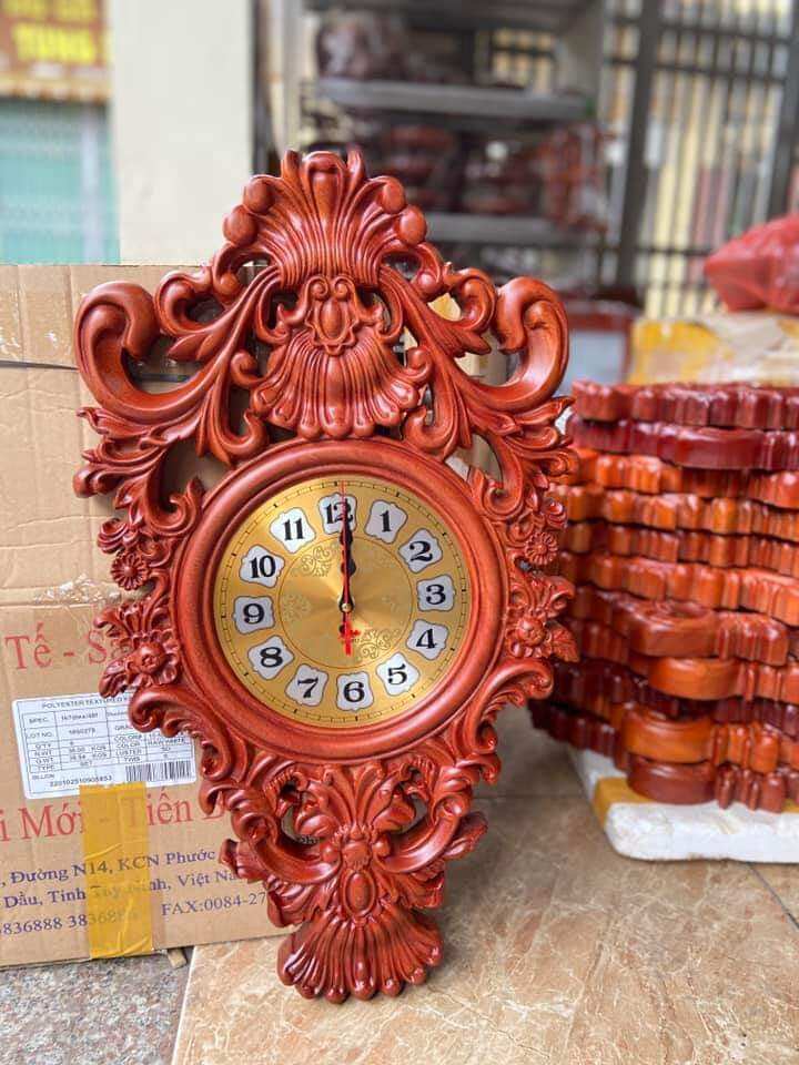 Đồng hồ gỗ treo tường
