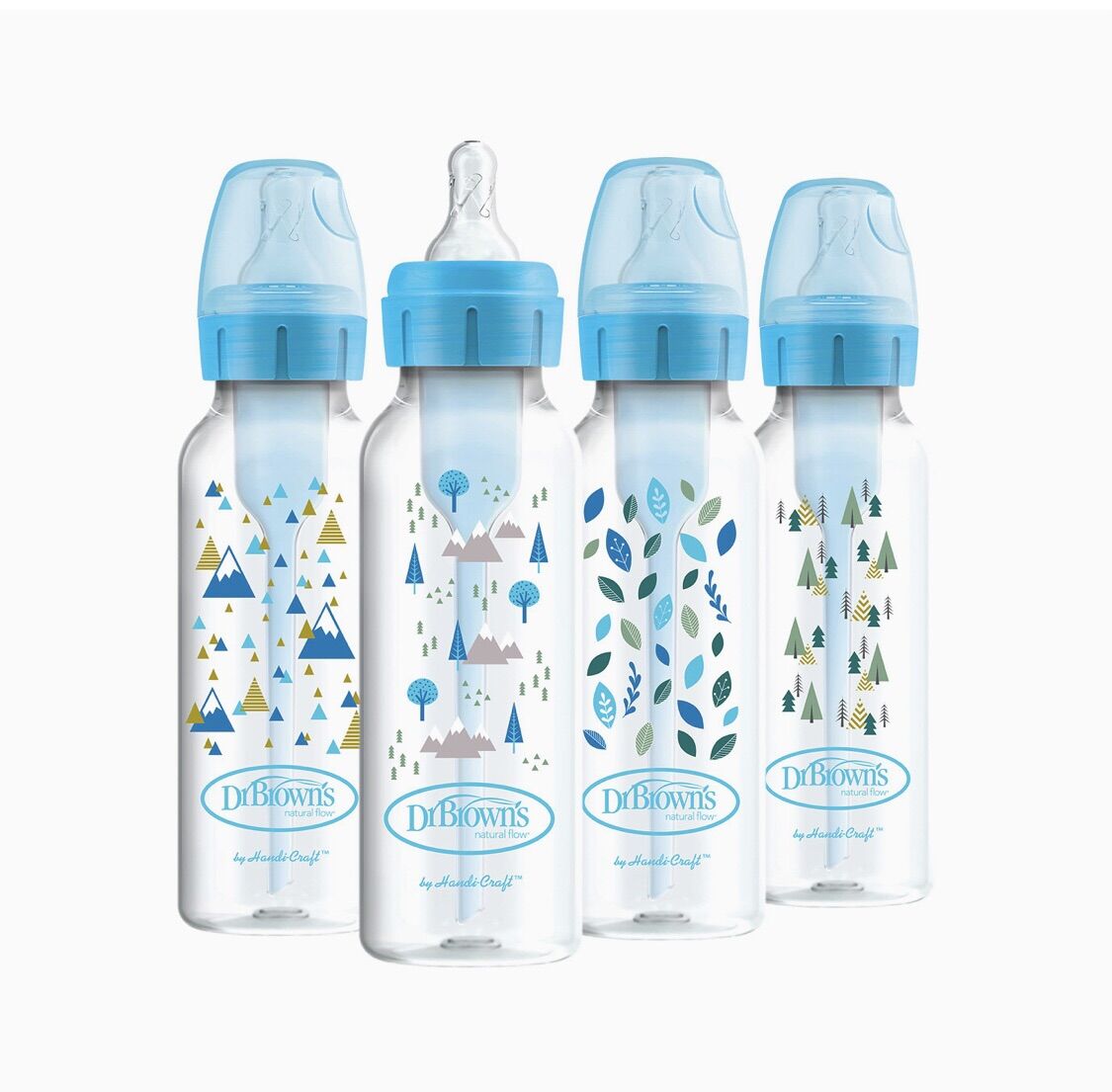 Bình sữa DR Brown’S Hoạ tiết Option plus+ (250ml Mẫu mới)