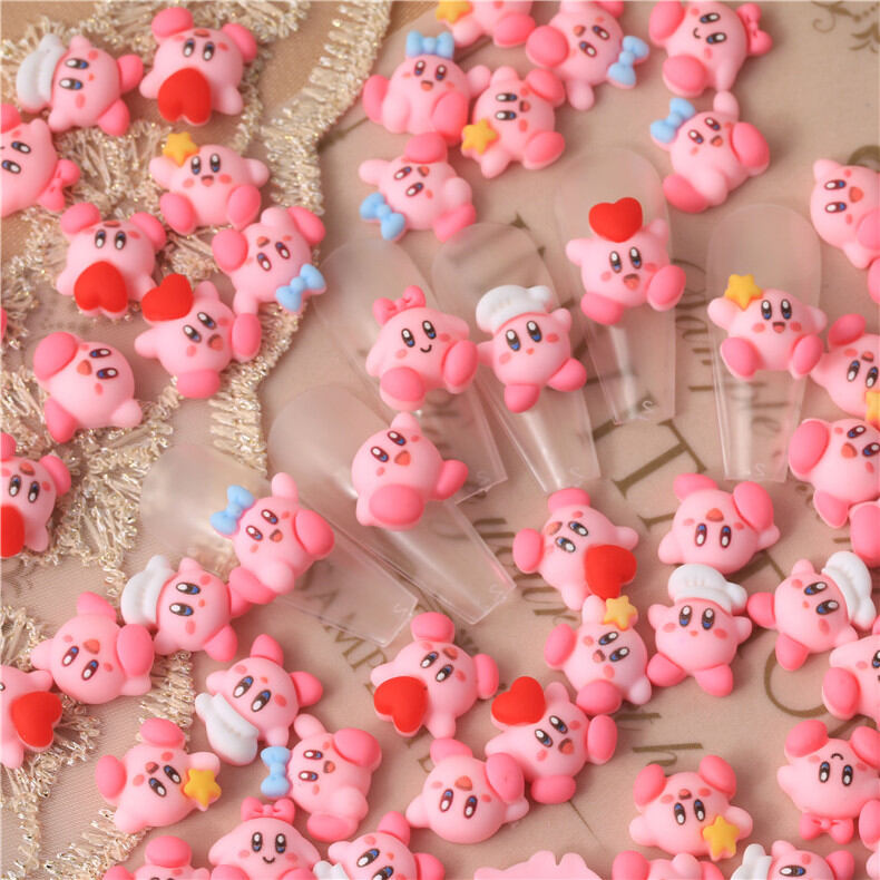 SET 12 charm nail mẫu hoạt hình