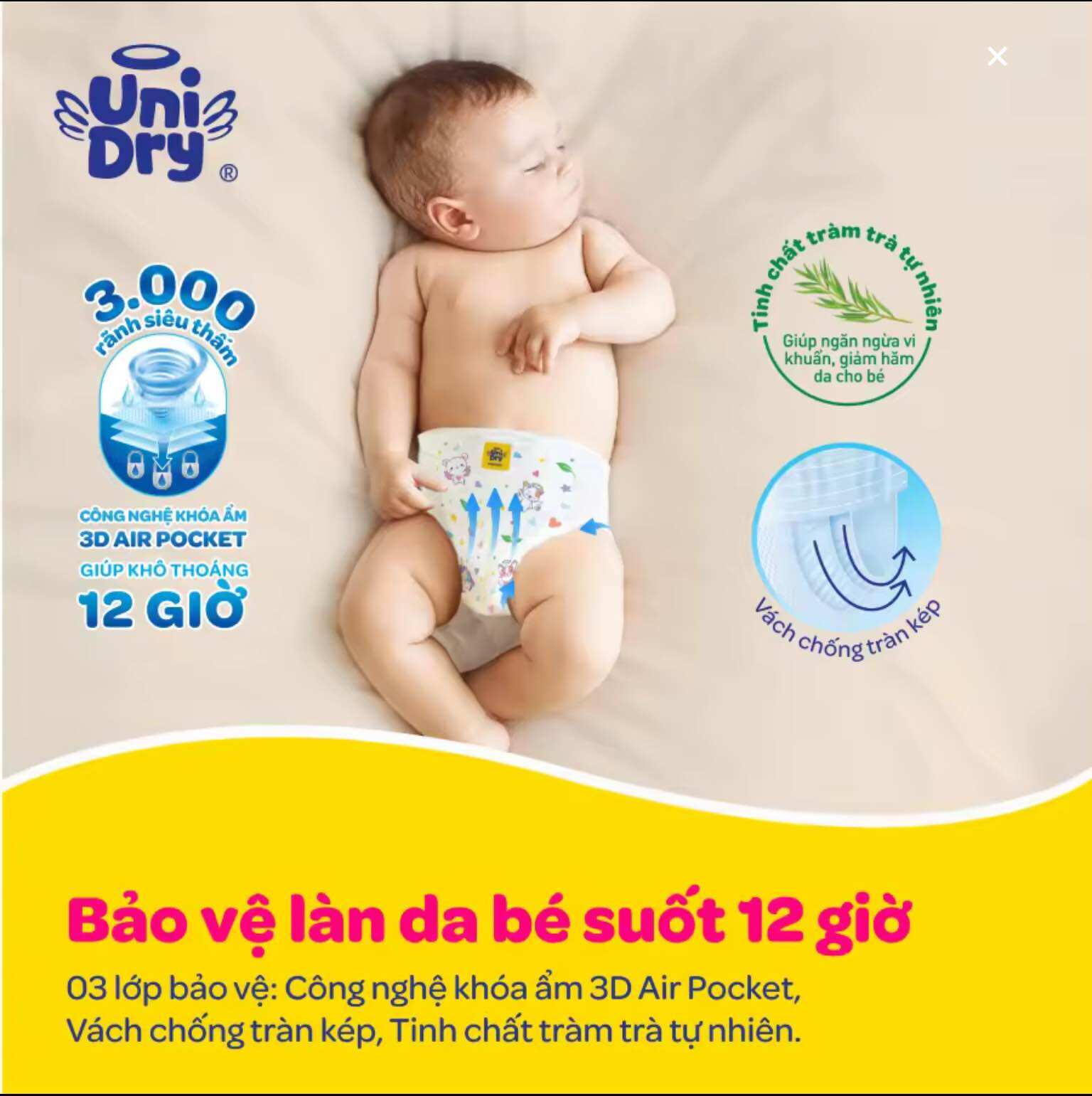 Tã dán Unidry L40  Cho Bé Từ 9-14Kg  Date luôn mới