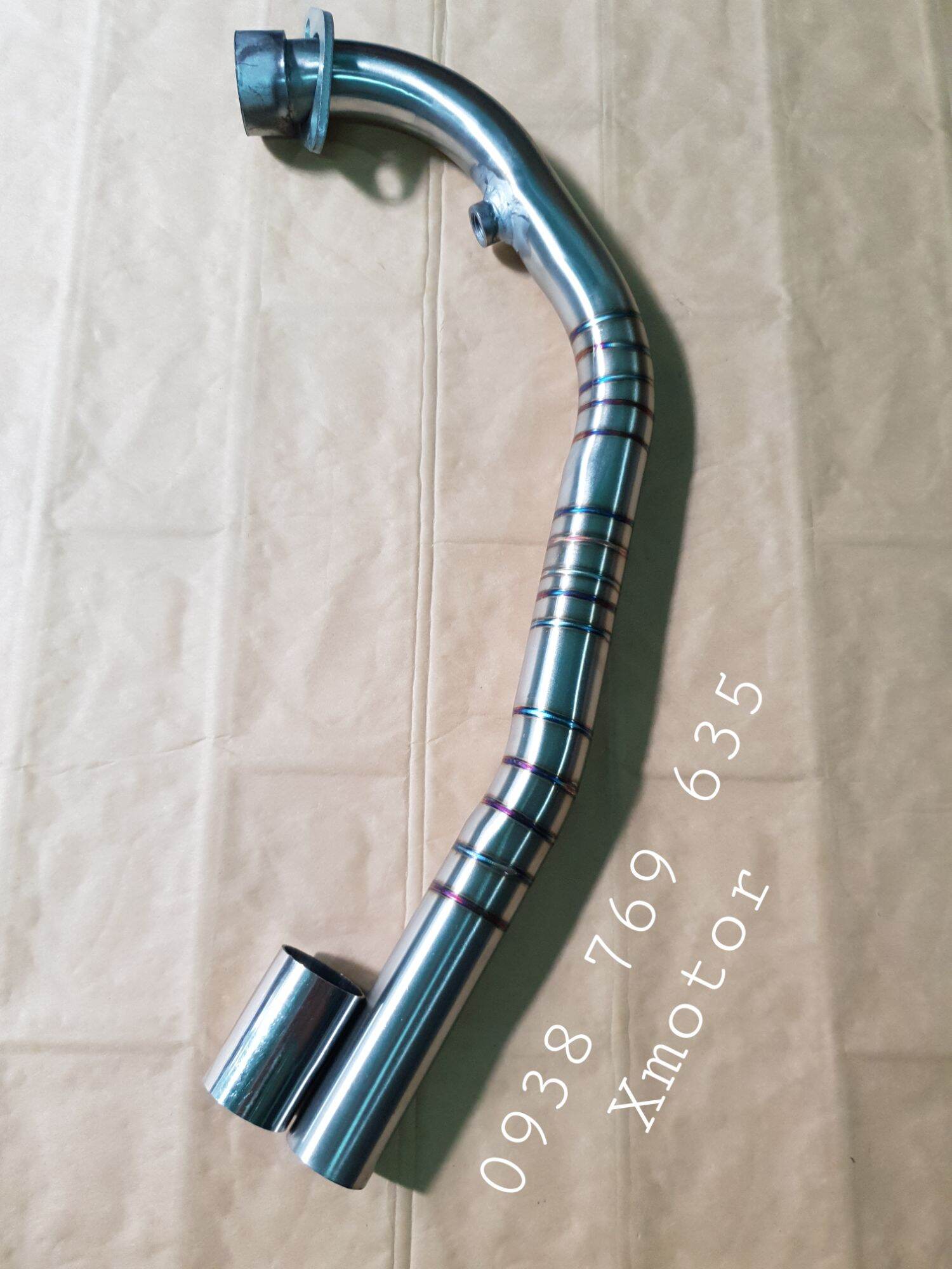 Cổ pô winer winer x sonic cổ inox 304 nối pô zin, tặng khâu nối pô.