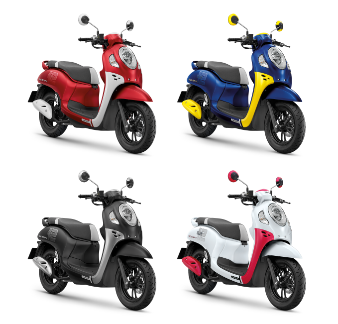 Tem Scoopy 2021 màu xanh dương / vàng