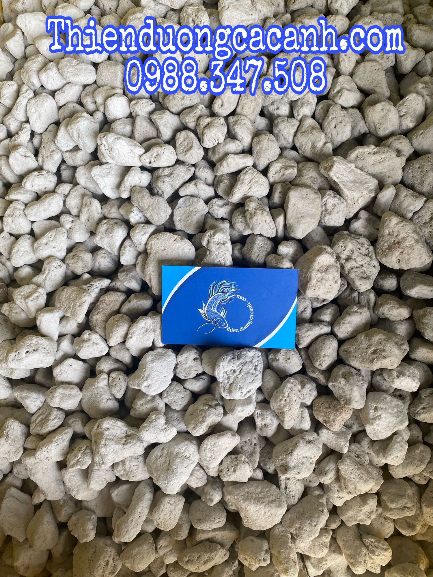 Đá lông vũ vật liệu lọc hồ cá - 1kg