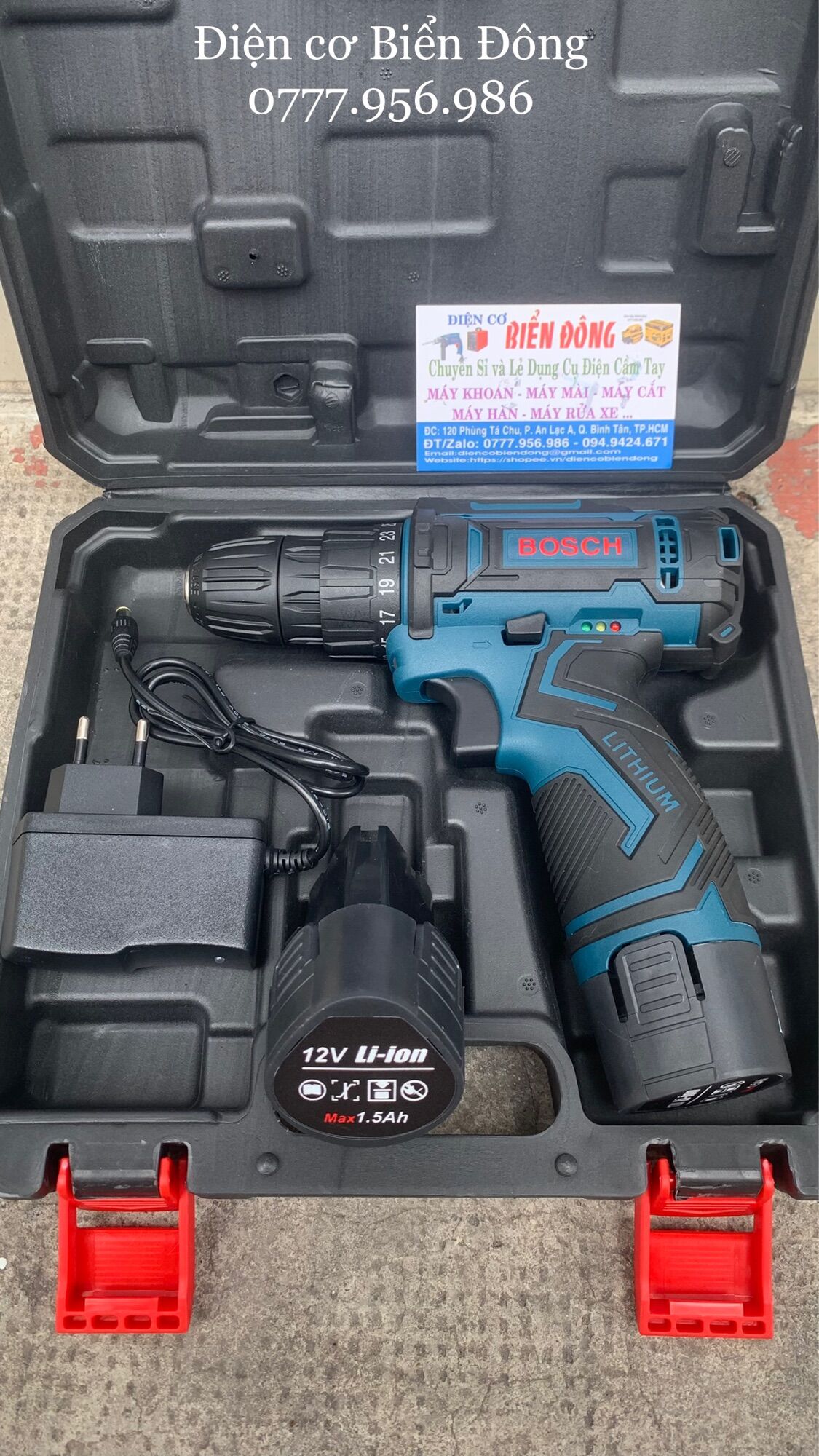 Máy khoan pin cầm tay BOSH 12 MALAYSIA