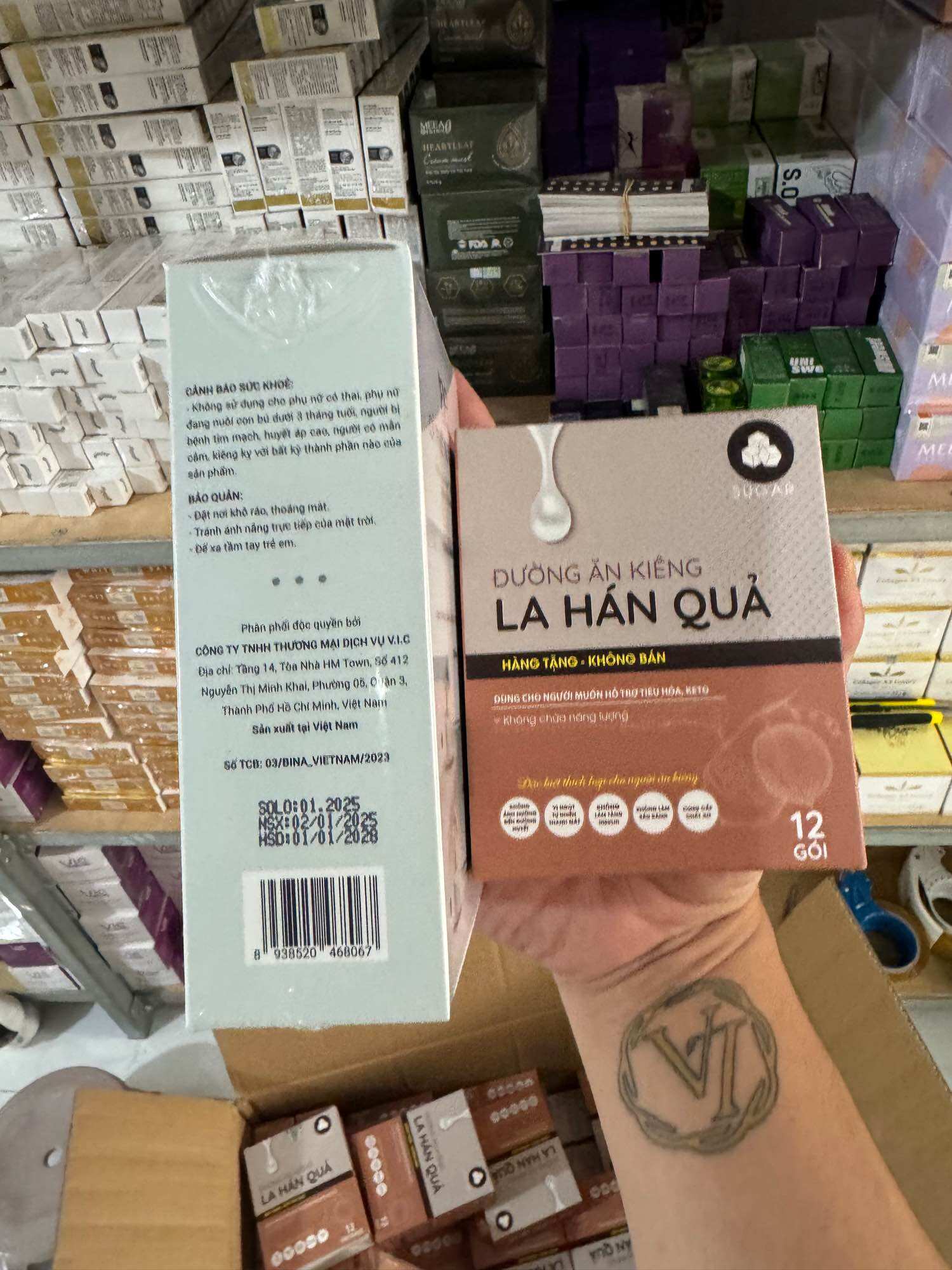 Cà Phê Nấm Men Giảm Cân Vic NA Coffee- có tặng kèm