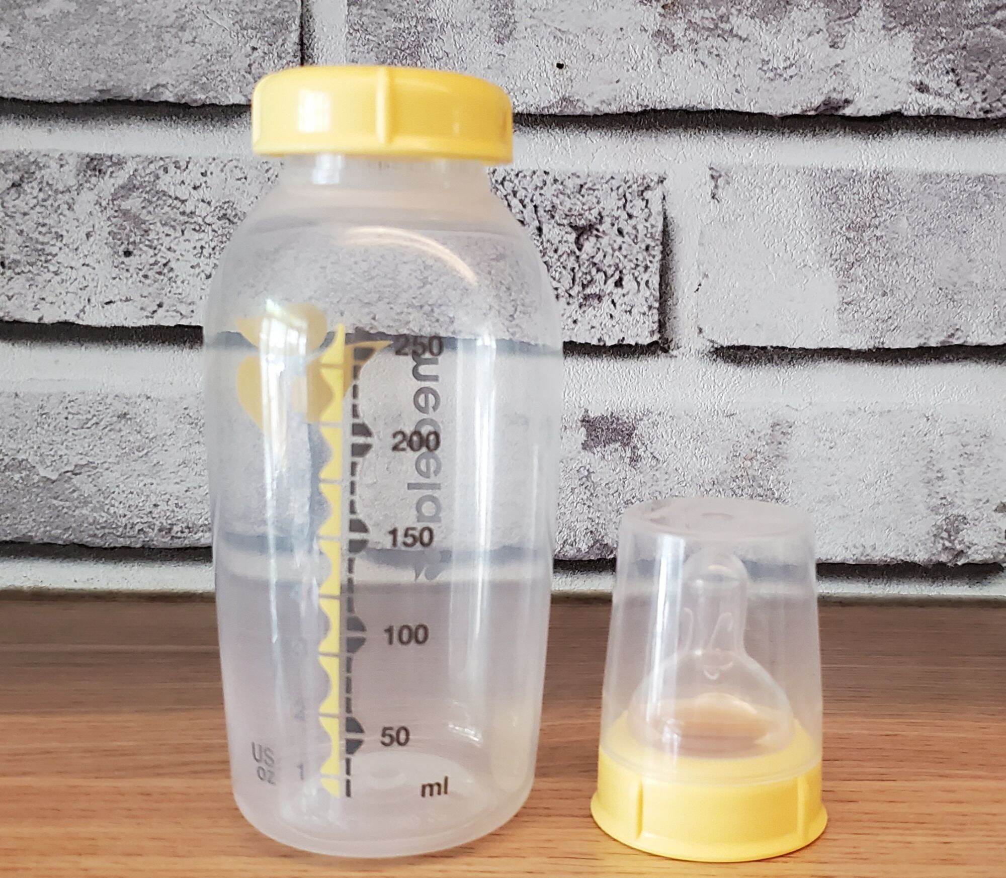 Bình sữa Medela 250ml và núm ti size M (4M+)