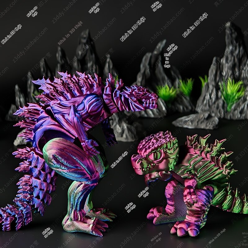 Mô Hình Khủng Long 3D In Thực Tế Di Chuyển