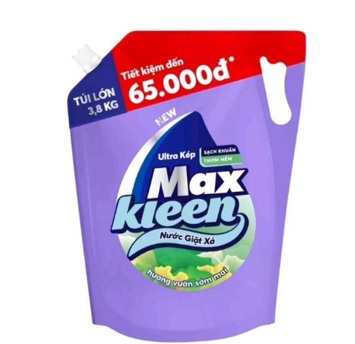 Nước giặt MAXKLEEN 3.8 lít